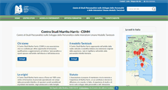 Desktop Screenshot of centrostudimarthaharris.org