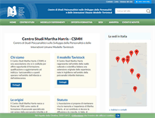 Tablet Screenshot of centrostudimarthaharris.org